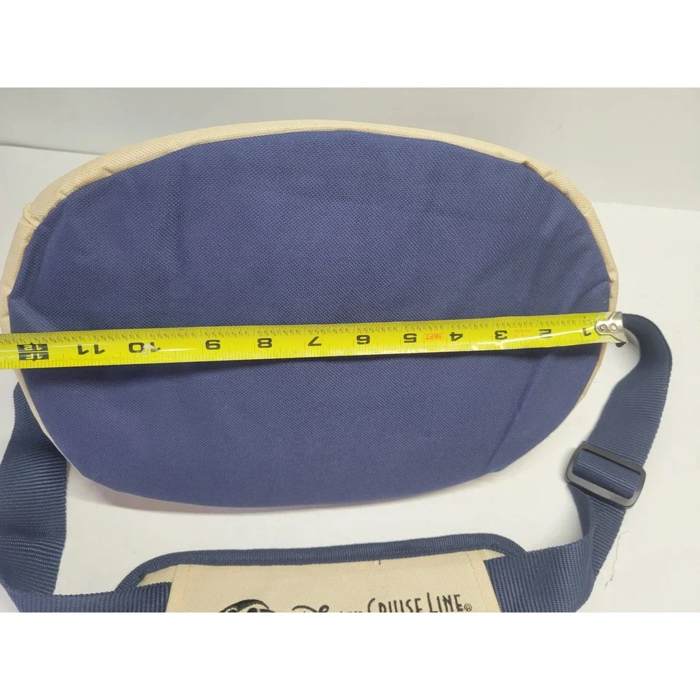 Disney Cruise Line Navy Cream Insulated Soft Cooler‎ Bag Adjustable Strap NWOT